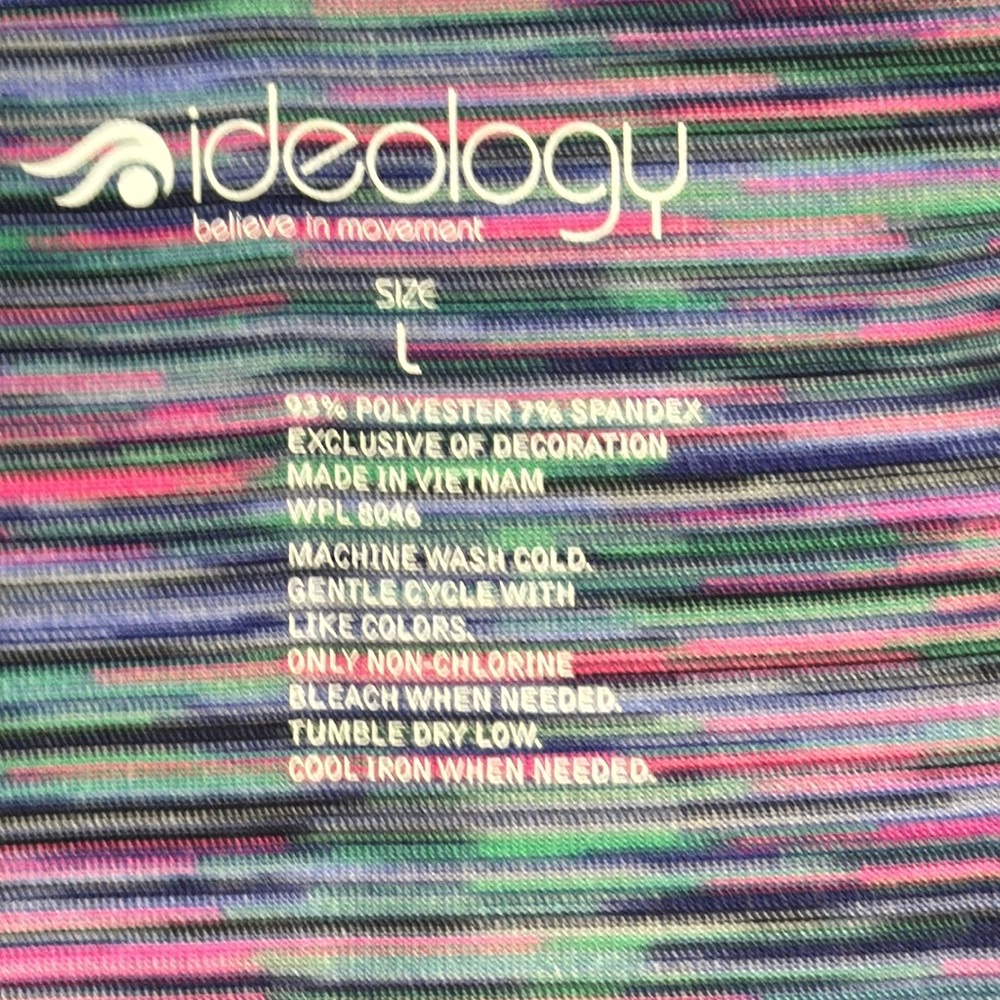 IDEOLOGY Women Long Sleeve Full Zip-Up Athletic Side Panels Jacket Large - Picture 8 of 12